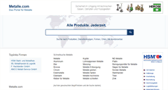 Desktop Screenshot of metalle.com